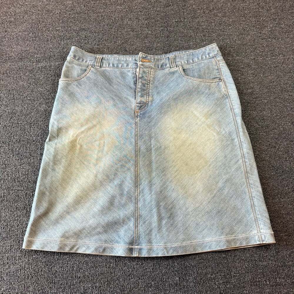 Royal Robbins 2000s button fly Denim Skirt Size 14